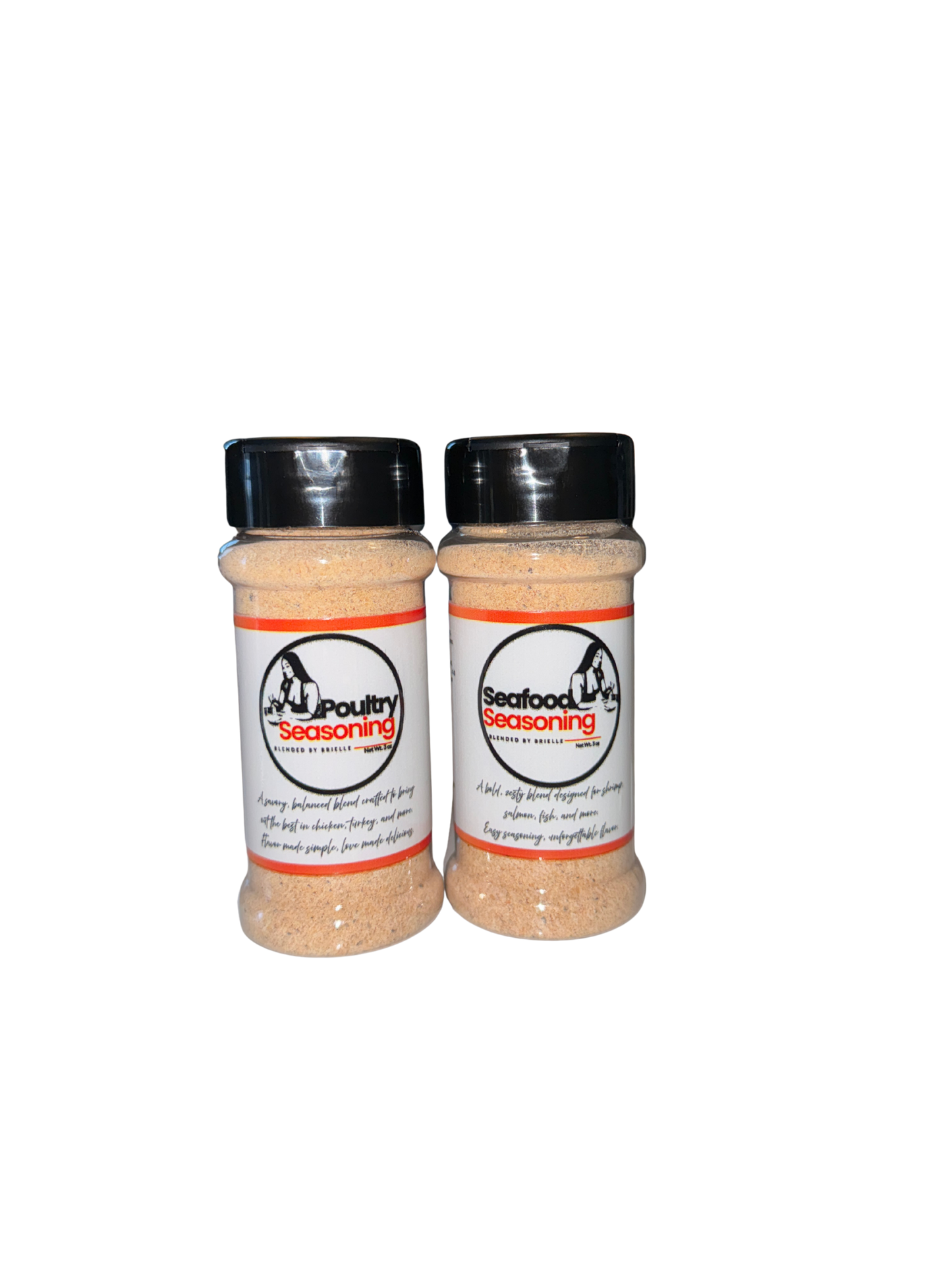 All Purpose Seafood Seasoning - 3 oz Bottles